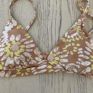 Aerie Floral Bikini Top